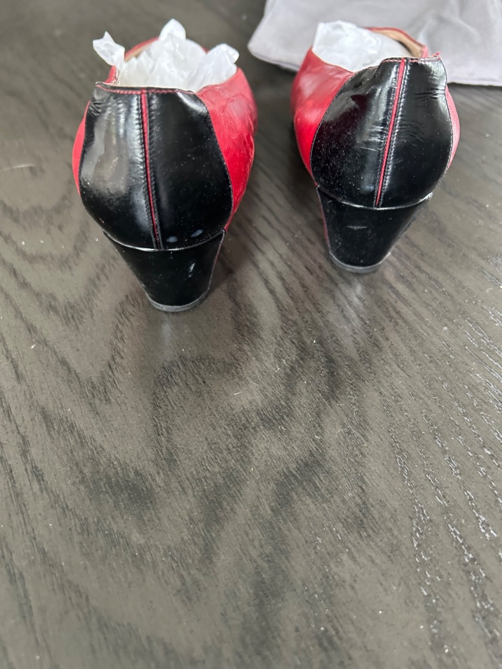 Chanel  Vintage Two Tone Ballet Shoes - Picture 2 of 6